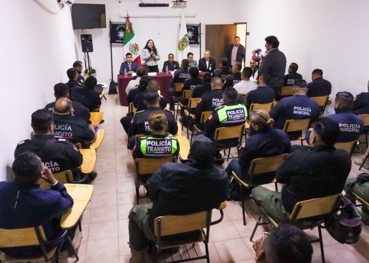 Tonantzin impulsa profesionalización policial en el Gobierno de Cholula