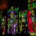Poblanos y visitantes disfrutan del videomapping conmemorativo del Día de Muertos