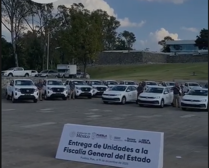 Equipan a Fiscalía de patrullas y equipos