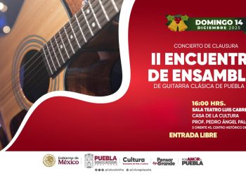 Puebla presenta el II Encuentro de Ensambles de Guitarra Clásica