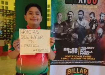 Poblano logra tercer lugar en el Mundial de Pool Bola 9
