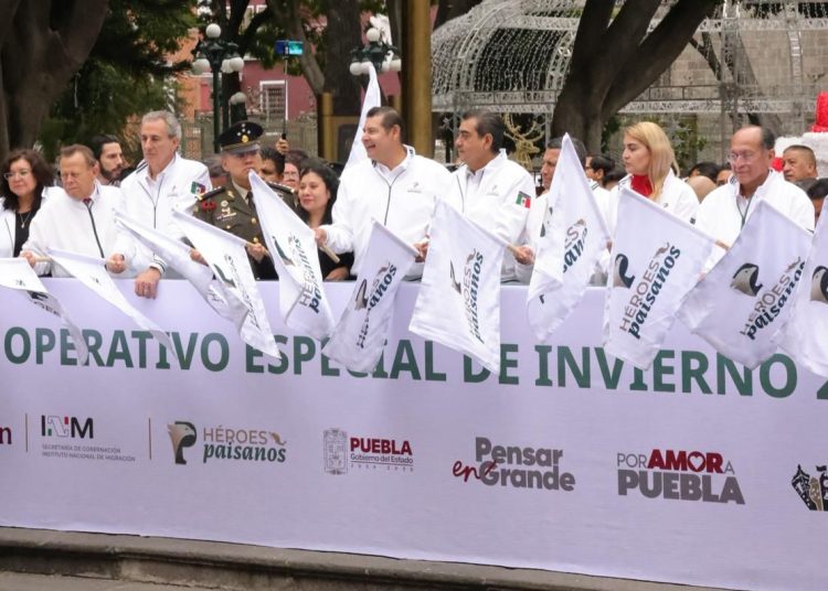 Arranca en Puebla el Operativo Especial de Invierno “Héroes Paisanos”