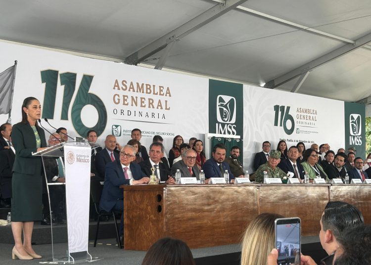Cumple Sheinbaum con hospital IMSS Carmen Serdán