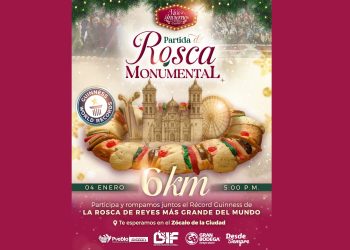 DIF Puebla capital busca romper el Récord Guinness con la Rosca de Reyes más grande del mundo