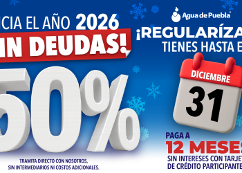 Regulariza tus adeudos históricos del agua con 50% de ahorro