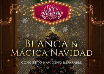 Blanca Mágica Navidad: música y danza iluminan el Zócalo de Puebla