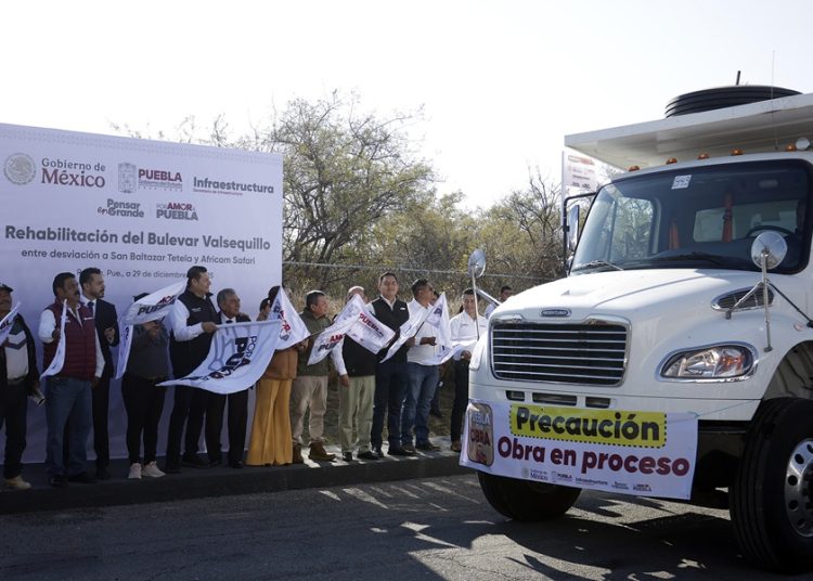 Gobierno del estado inicia rehabilitación del bulevar Valsequillo