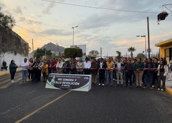 Rehabilitan calle Río Sonora en Atlixco