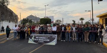 Rehabilitan calle Río Sonora en Atlixco