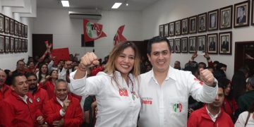Xitlalic Ceja y Lorenzo Rivera se registraron para renovar la dirigencia del PRI en Puebla