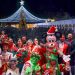 Tonantzin Fernández enciende la Navidad en San Pedro Cholula