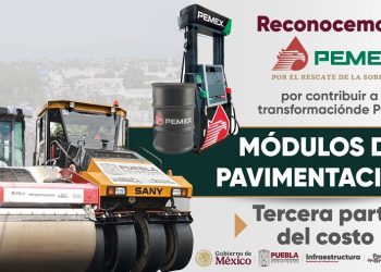 Pemex dona asfalto, mobiliario escolar y equipo estratégico para fortalecer infraestructura