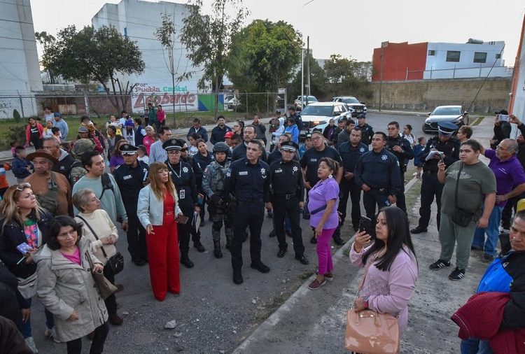 SSC de Puebla mantiene proximidad en colonias al sur de la ciudad