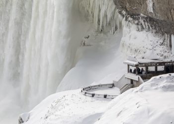 Sensación térmica baja a -55 grados en partes de Canadá