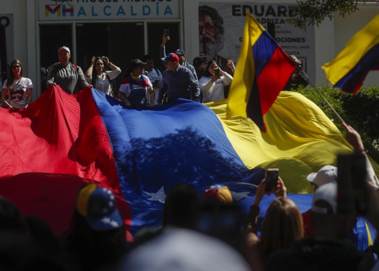 Venezolanos en CDMX exigen transición