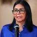 Delcy Rodríguez viajará a Washington, confirma la Casa Blanca