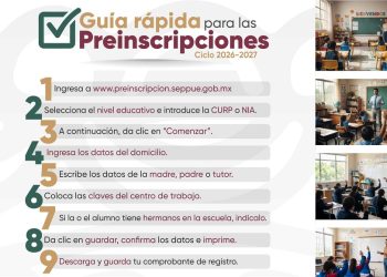 SEP anuncia periodo de preinscripciones del 3 al 27 de febrero