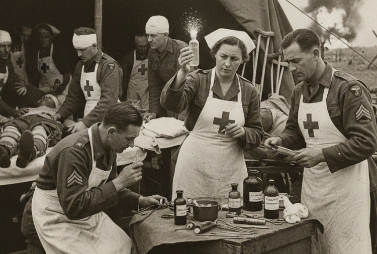 Serendipia en la práctica médica de la guerra