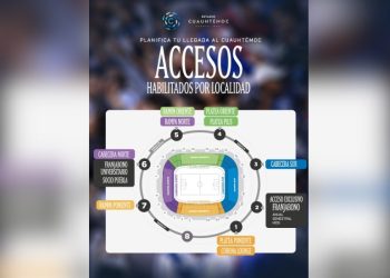 Ingreso al Cuauhtémoc será solo por el acceso indicado en el boleto