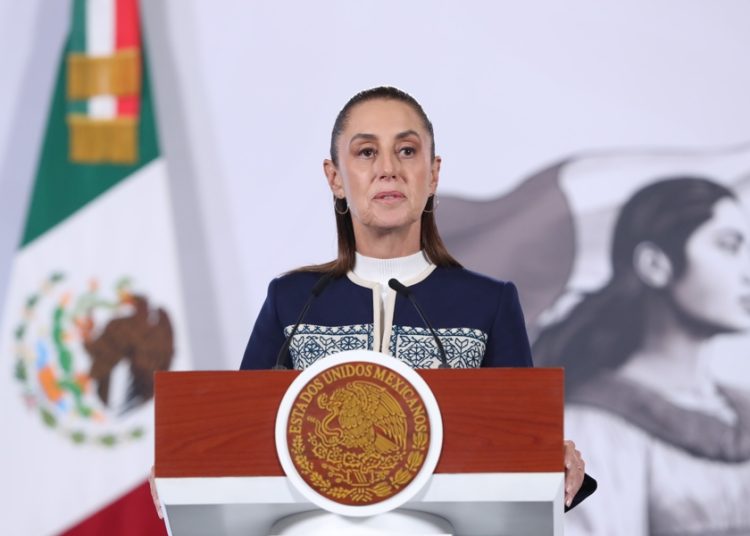 Sheinbaum dice que avión militar de EE.UU. fue de capacitación