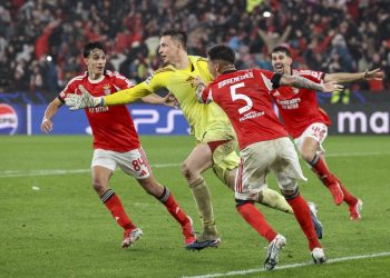 Benfica se impone al Real Madrid en la Liga de Campeones