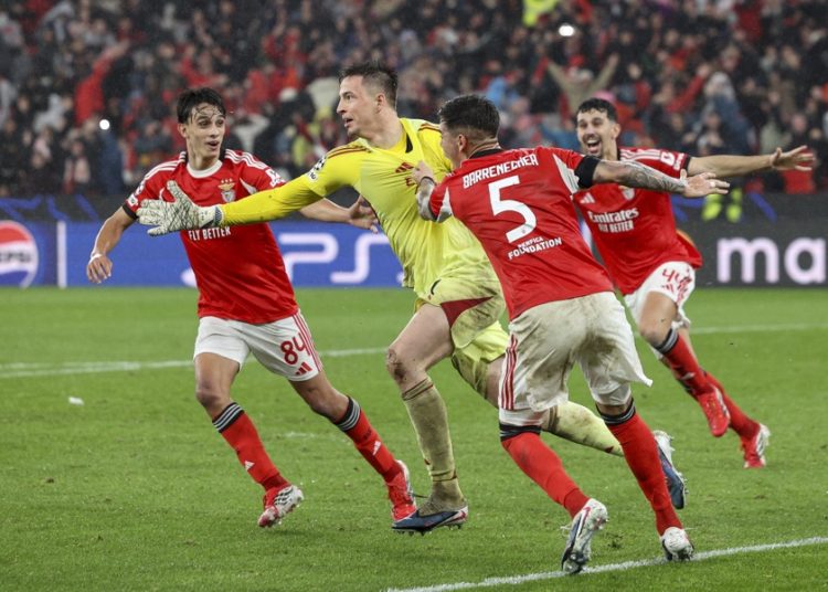 Benfica se impone al Real Madrid en la Liga de Campeones
