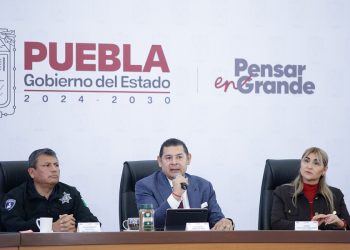 Armenta resalta coordinación para construir la paz en Puebla