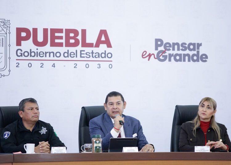 Armenta resalta coordinación para construir la paz en Puebla