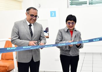 Rectora Lilia Cedillo inaugura nuevos espacios en la Facultad de Enfermería
