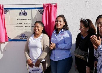 Fortalece Lupita Cuautle la calidad de vida en San Bernardino Tlaxcalancingo