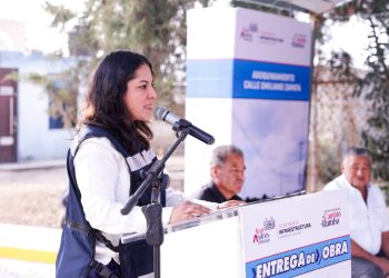 Transforma Lupita Cuautle calle Emiliano Zapata en vialidad segura y funcional