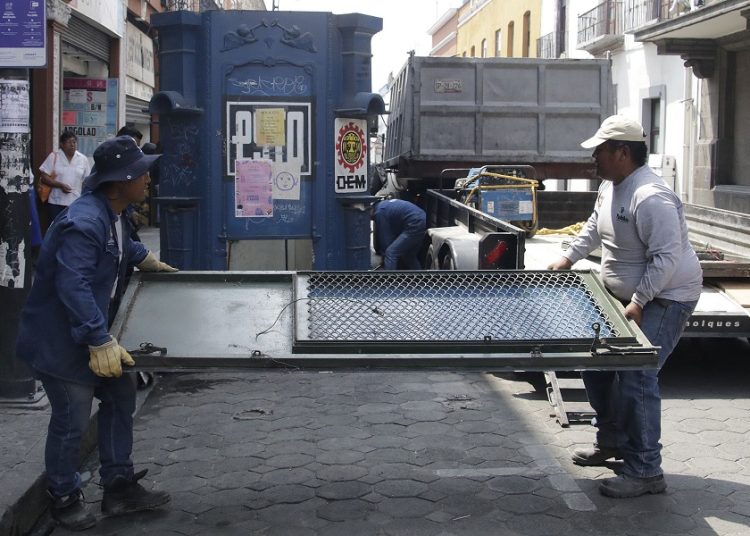 Retiran 5 casetas para mejorar la movilidad en Puebla
