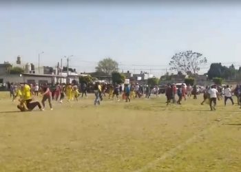 Riña en final de la Liga Benito Juárez Puebla deja heridos y robos