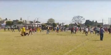 Riña en final de la Liga Benito Juárez Puebla deja heridos y robos