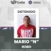 Detiene la SSC a un hombre por el delito de robo