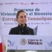Vivienda para el bienestar: Claudia Sheinbaum entrega 44 viviendas en Reynosa