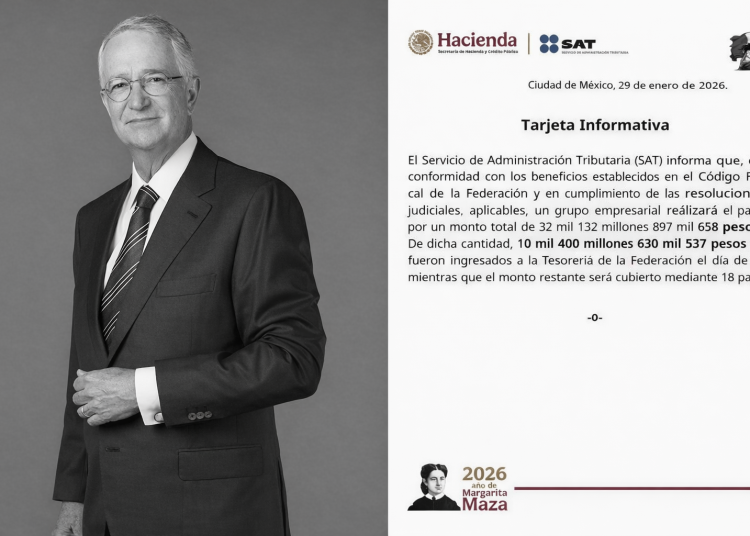 Ricardo Salinas Pliego paga 10 mil mdp al SAT, el resto será en 18 ‘paguitos’
