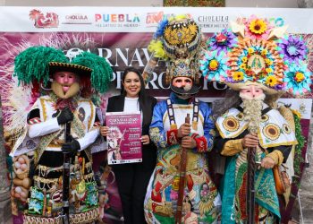 Tonantzin Fernández presenta el Carnaval 2026 en San Pedro Cholula