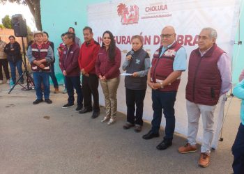 Entrega Tonantzin Fernández rehabilitación de drenaje en San Cristóbal Tepontla