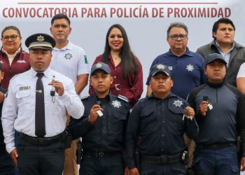 Tonantzin Fernández refuerza la seguridad de San Pedro Cholula