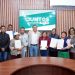 Juan Manuel Alonso y el INSUS entregan escrituras en Texmelucan