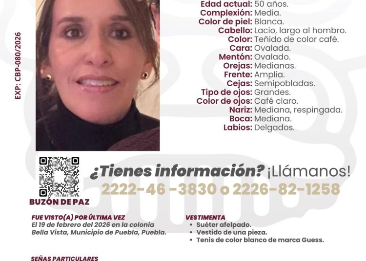 Comisión de Búsqueda acompaña acciones activas ante reporte de personas no localizadas