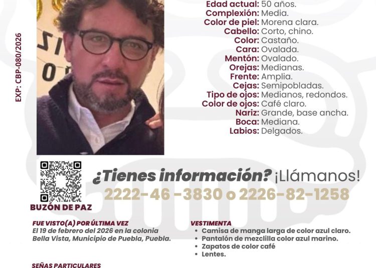 Comisión de Búsqueda acompaña acciones activas ante reporte de personas no localizadas