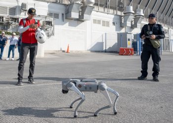 Perros robot reforzarán seguridad en Mundial en el norte