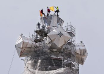 La Sagrada Familia alcanza su altura máxima de 172.5 metros