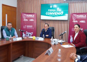 Texmelucan e IEDEP firman convenio para la educación superior en el municipio