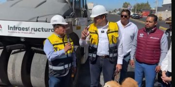 Supervisa Armenta rehabilitación del Bulevar Valsequillo
