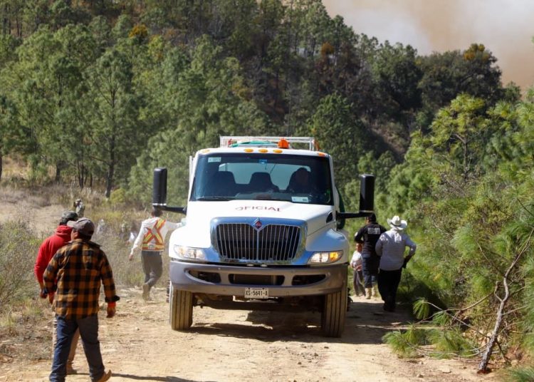 Al 90% controlado el incendio en Vicente Guerrero