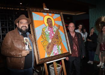 Jazzatlán Angelópolis develó obra dedicada a John Coltrane y celebró su legado