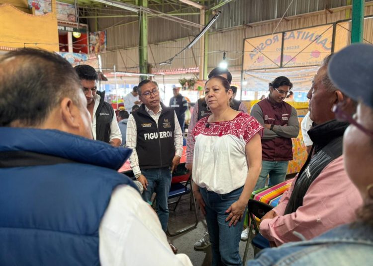 Impulsa Laura Artemisa obra social en San Francisco Totimehuacan